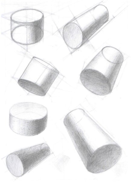 Цилиндр штриховка Академический