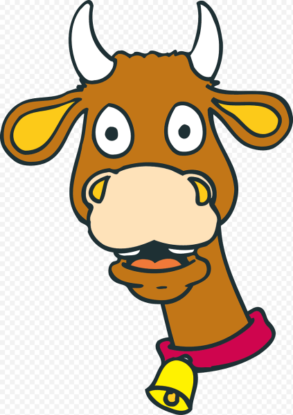 Корова мультяшная