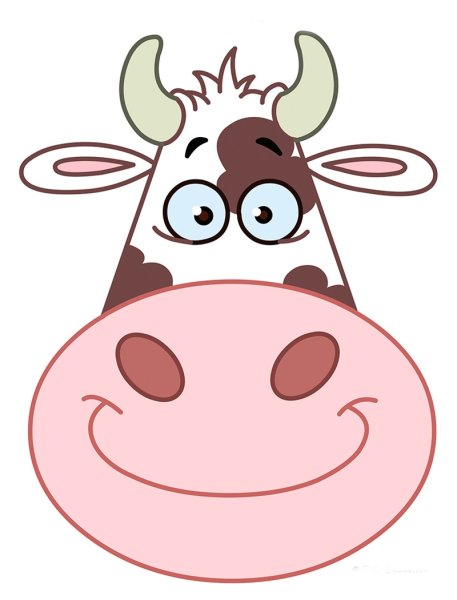 Мордочка коровы