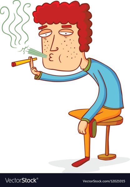 Курильщик мультяшный