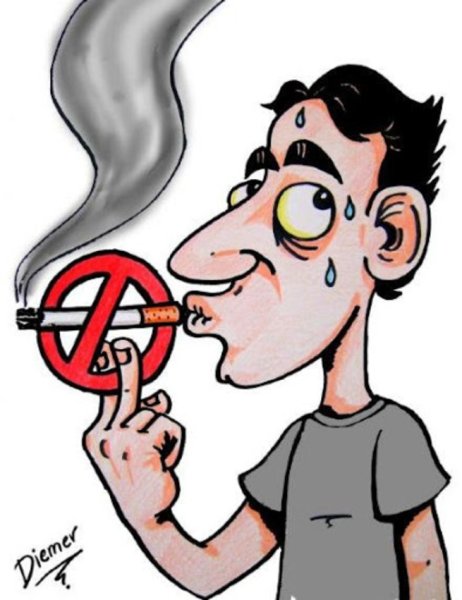 Карикатуры на курящих