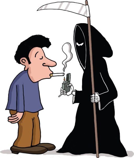 Курильщик мультяшный