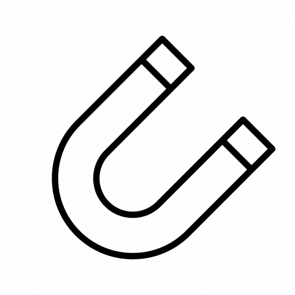 Магнит иконка вектор