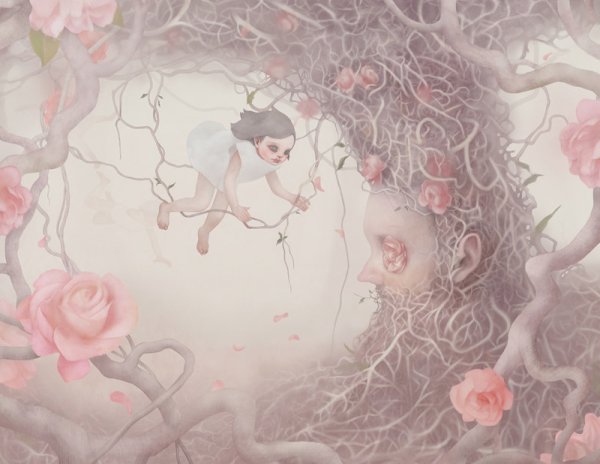 Художник Аннет Логинова одуванчики