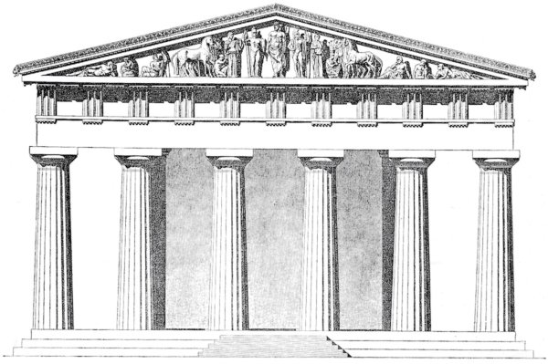 Храм Парфенон изо 4 класс