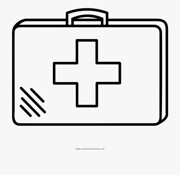 Аптечка раскраска