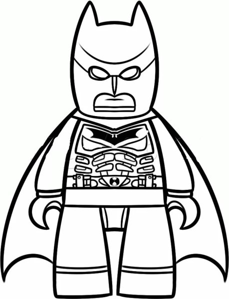 Разукрашки лего Бэтмен