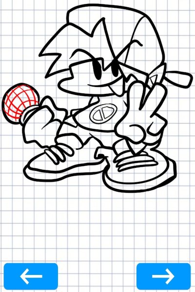 Раскраска Соник бойфренд