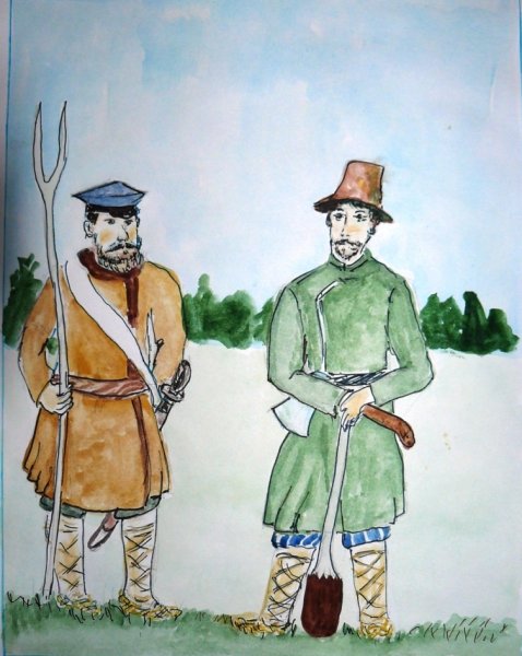 Крестьянин с мешком