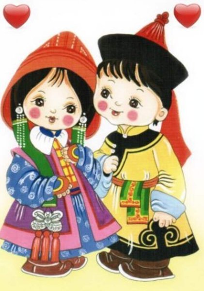 Национальные костюмы народов мира буряты