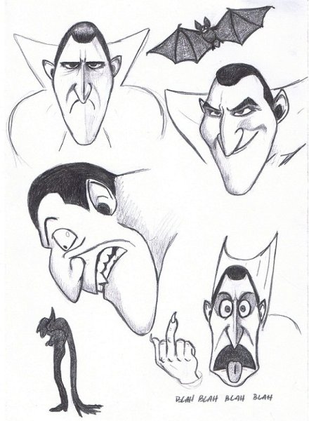 Граф Дракула отель Трансильвания рисунок