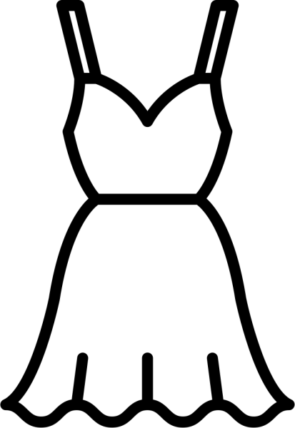 Платье контур для детей