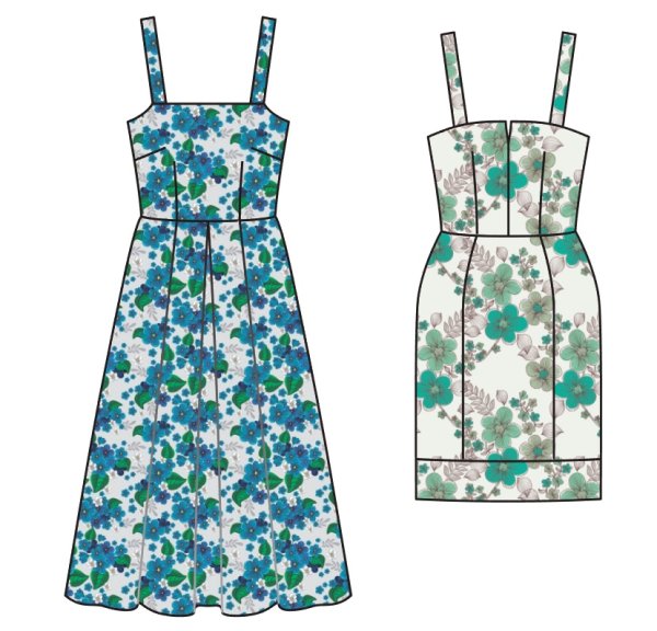 Летние сарафаны женские лекало