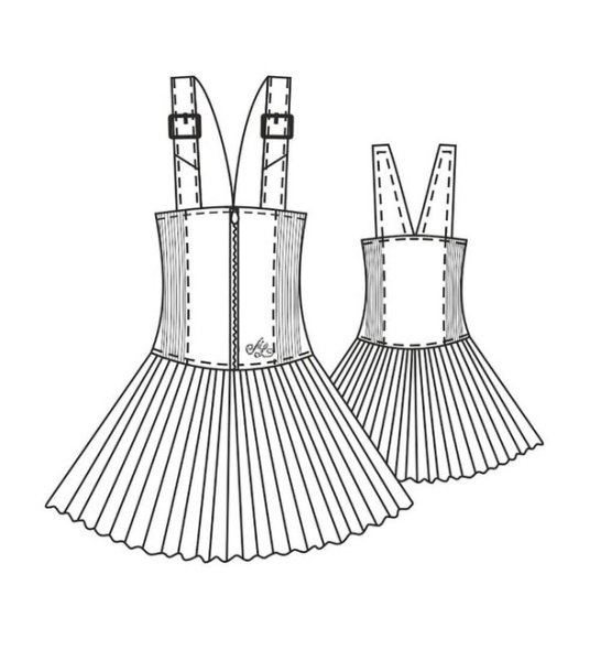 Эскиз сарафана для девочки