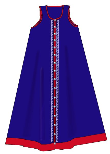 Сарафан рисунок для детей