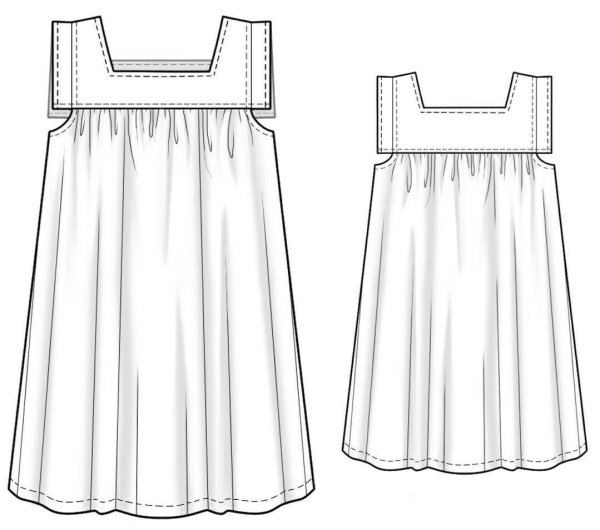 Моделирование сарафана с кокеткой