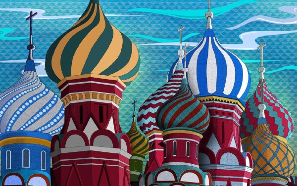 Силуэт православного храма