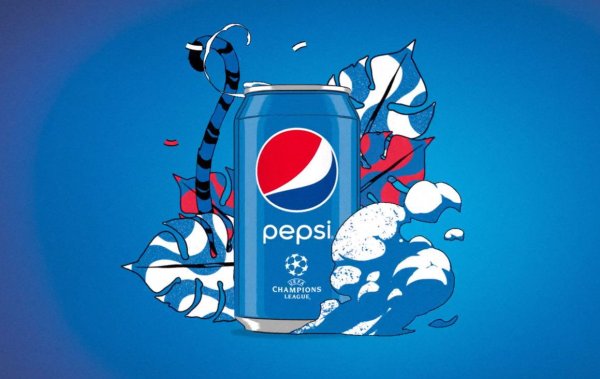 Рекламный плакат пепси
