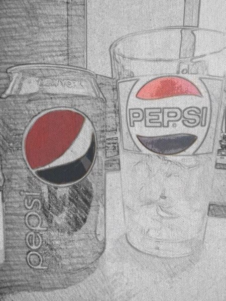 Нарисовать пепси