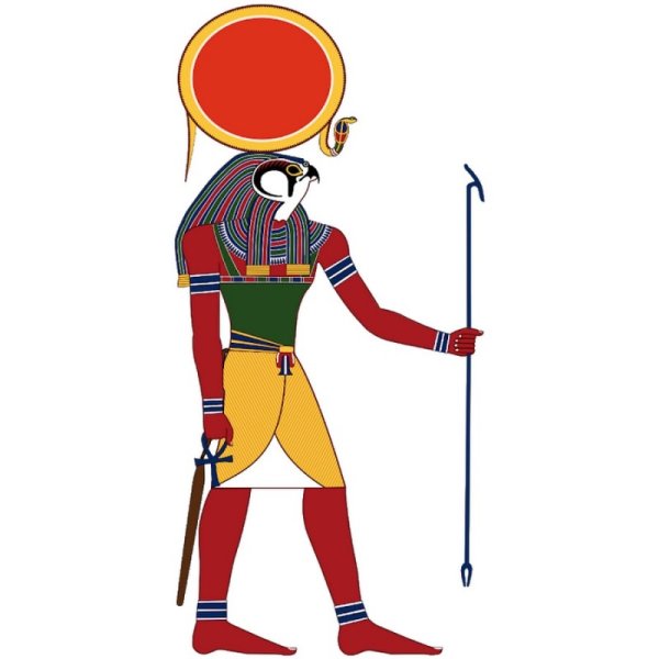 Бог Египта карандашом Амон ра