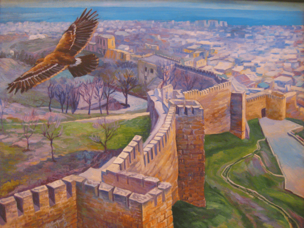 Живопись крепость Дербент