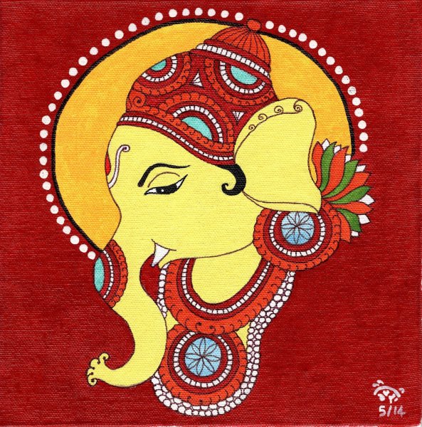 Рисунки в индийском стиле