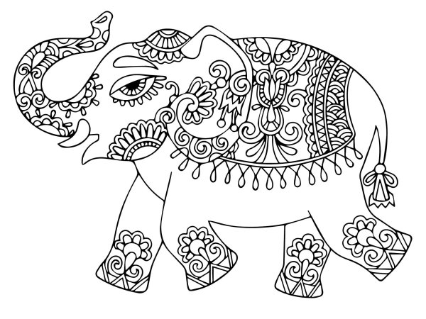 Орнамент для раскрашивания