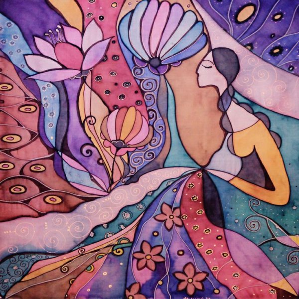 Муза Криницкая батик