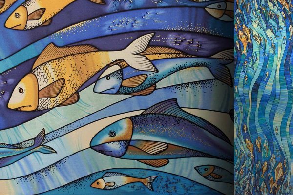 Батик рыбы