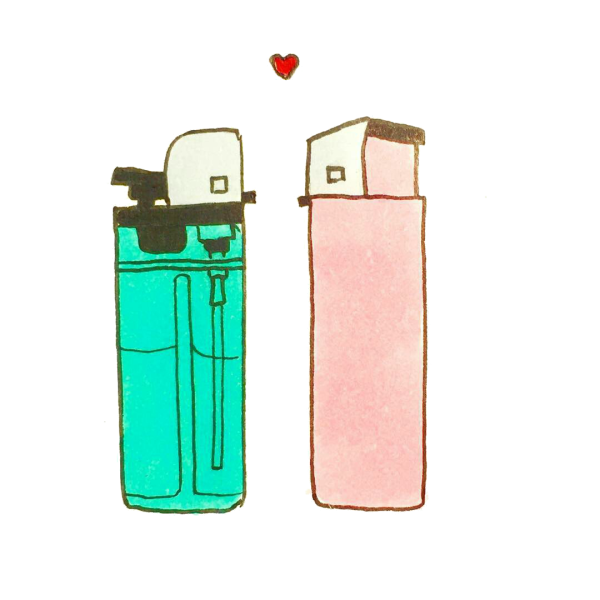 Нарисовать зажигалку