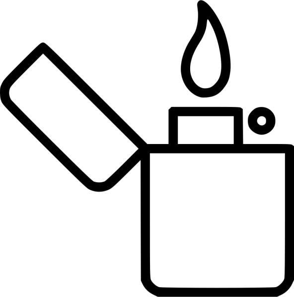 Зажигалка схематично