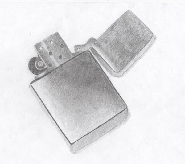 Зажигалка карандашом