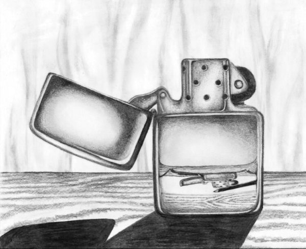 Зажигалка эскиз