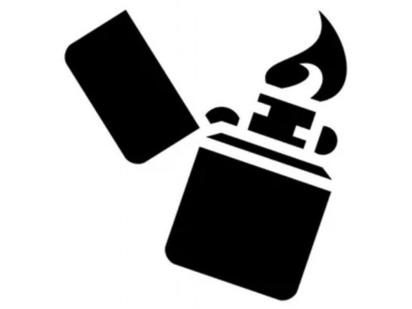 Силуэт зажигалки