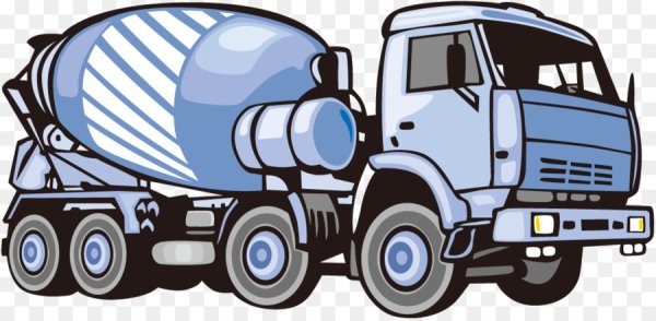 Автомиксер для бетона вектор