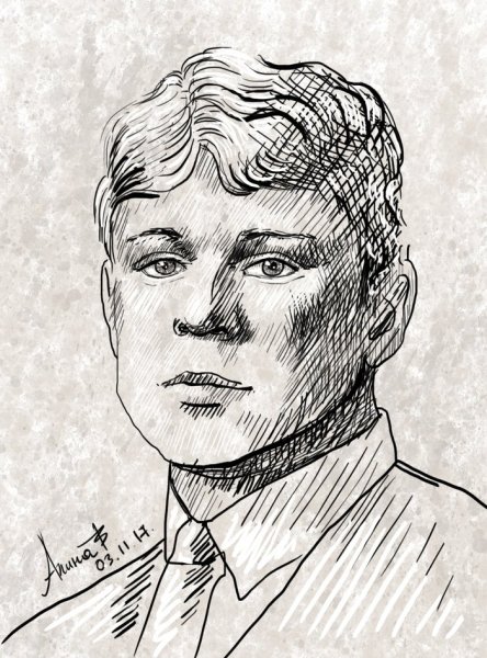 Анненков портрет Есенина