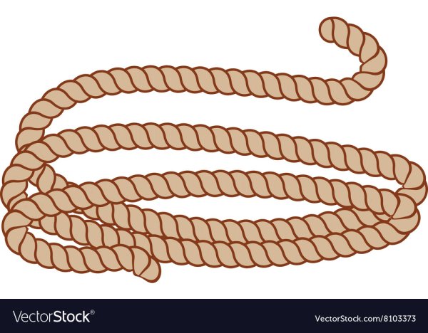 Веревка нарисованная