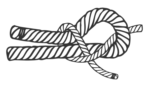 Узел на прозрачном фоне