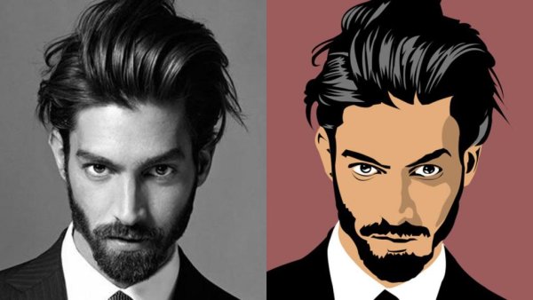 Мультяшный стиль портрета в Photoshop