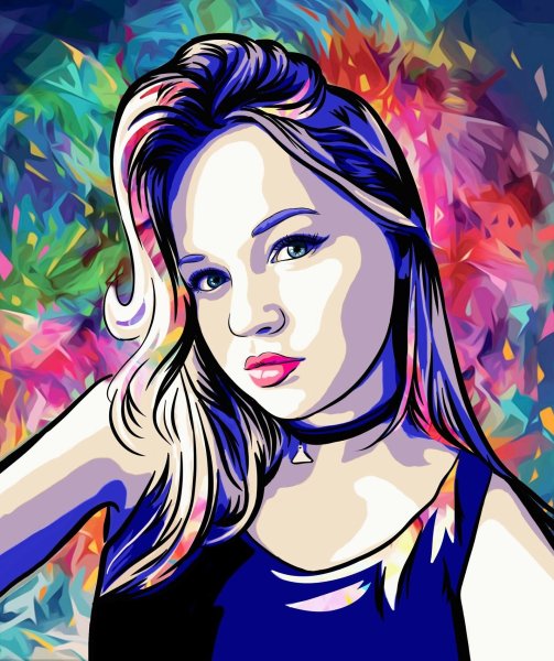 Стилизация портрета