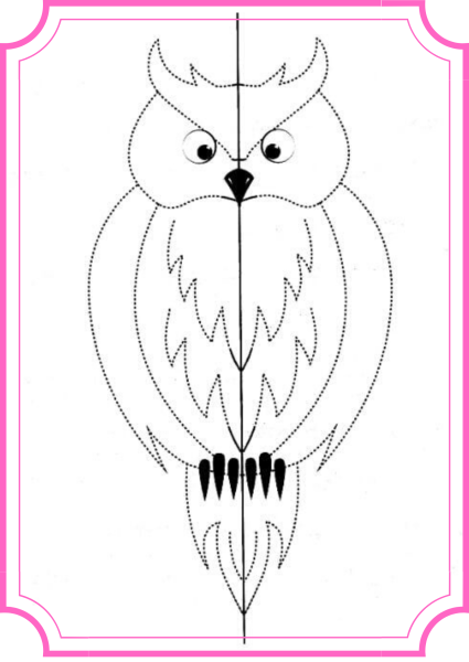 Рисование двумя руками для дошкольников