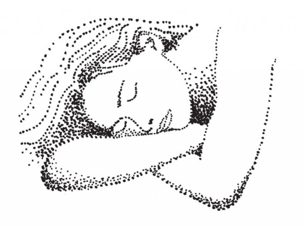 Девушка спит