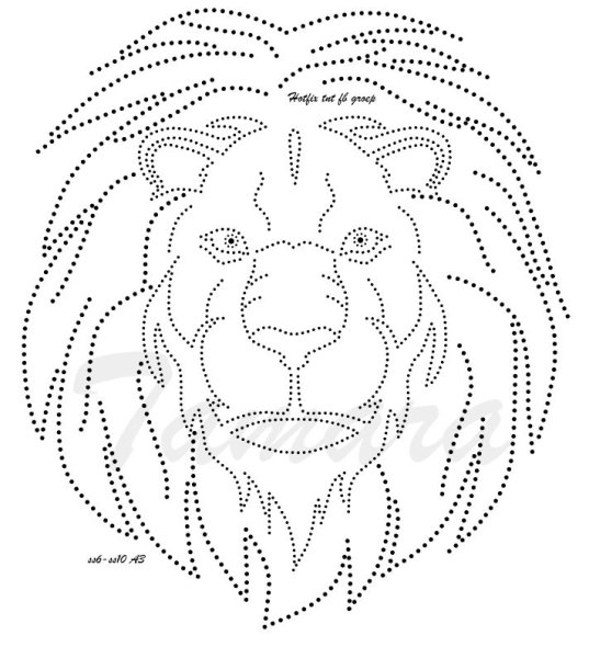 Трафареты для страз по точкам