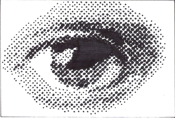 Жираф пуантилизм