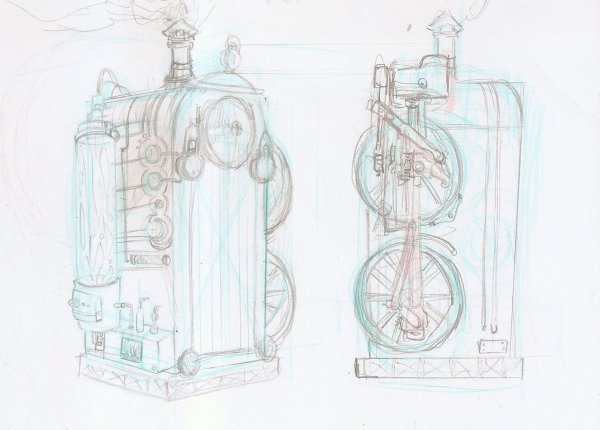 Машина времени Наброски