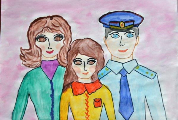 Семейный портрет рисование