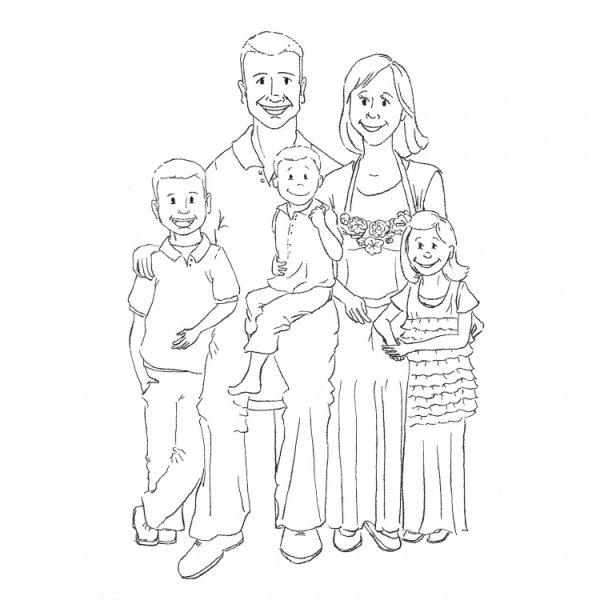 Рисунок моя семья