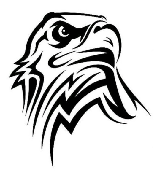 Стилизованная голова орла