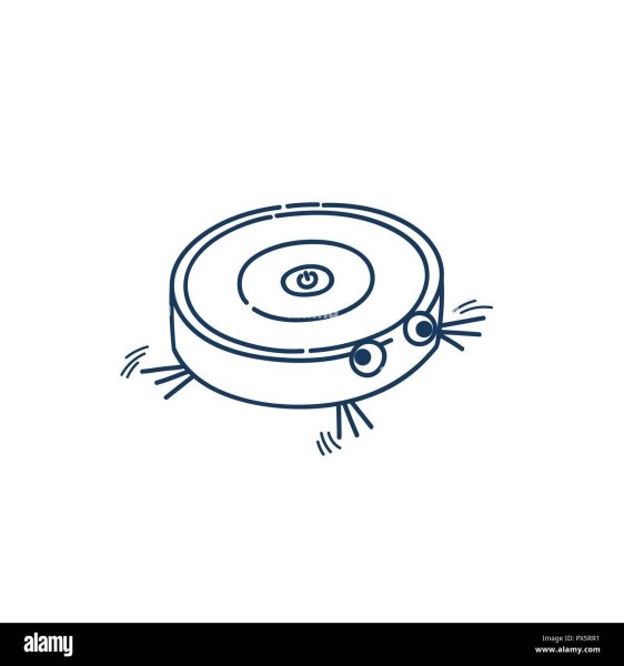 Робот пылесос раскраска для детей