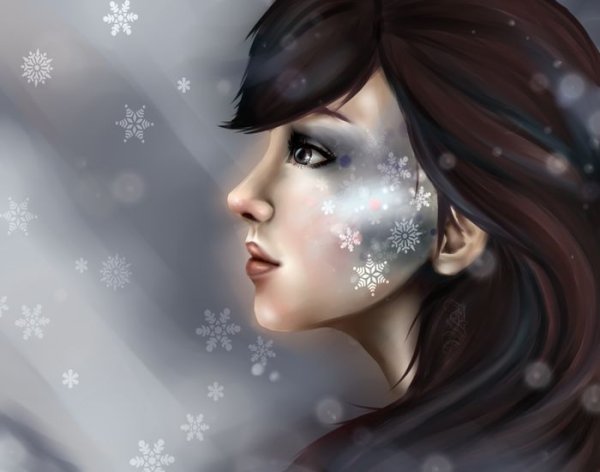 Девушка Снежинка